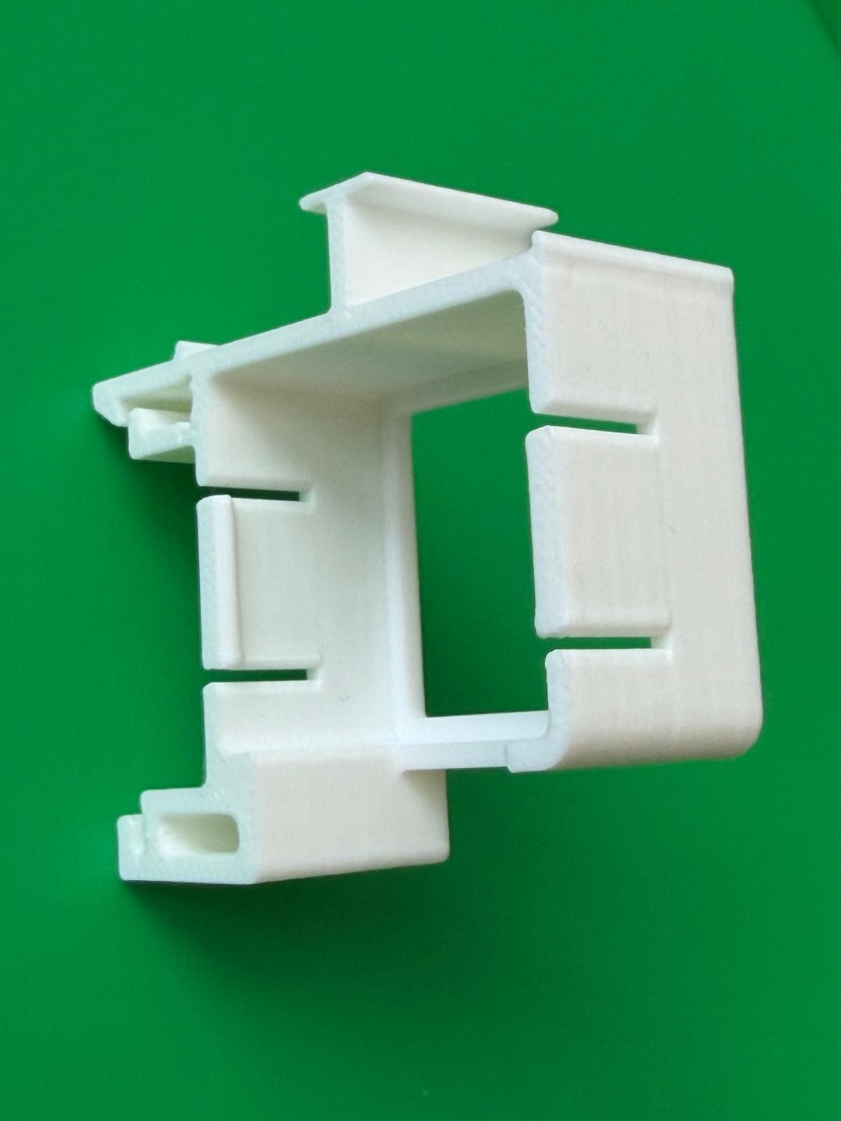 SOIXX Supporto DIN per Shelly Mini Wave Gen3 e 2 WAGO, 90° bianco