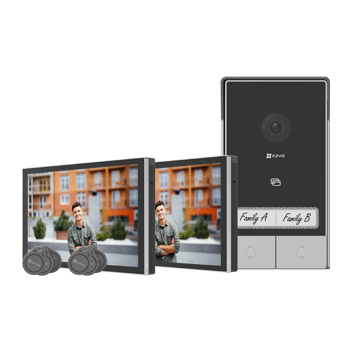 Ezviz HP7 2K - Bifamiliare - Videocitofono per smart home
