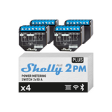 Shelly Plus 2PM Gen2  - Pack da 2 o Pack da 4